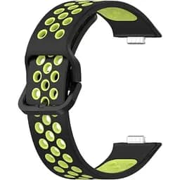 Ремінець DK CDK для Huawei Watch Fit 4 Pro Silicone Sport Band Nike (017791) (black / green)