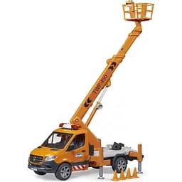 Іграшкова машинка Bruder Автомобіль MB SprinterMB Sprinter з телескопічною люлькою 1:16 (02679) - мініатюра 5