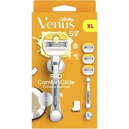 Станок для гоління жіночий Venus Pro ComfortGlide Coconut з 3 змінними картриджами 
