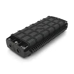 Муфта оптична Merlion ML-OP-F008-96C, герметична, 4 введення, до 4-х касет, до 24 зварок, матеріал PC - мініатюра 2