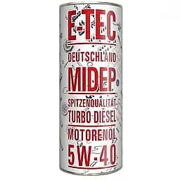Олива моторна E-TEC Midep EVO 5W-40 1 л