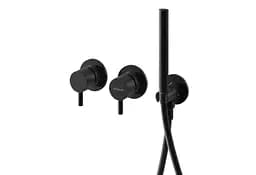 Душева система Kohlman Axel 25 black + BOX прихованого монтажу KPL-QW260AB25, Чорний матовий - мініатюра 5