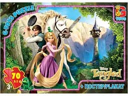 Пазлы G-Toys Рапунцель, 70 элементов, TA002