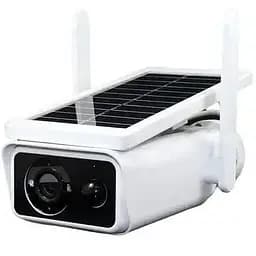 Автономна вулична Wi-Fi камера на сонячній батареї IP Solar беспровідна з акумуляторами 2×3350 мАг