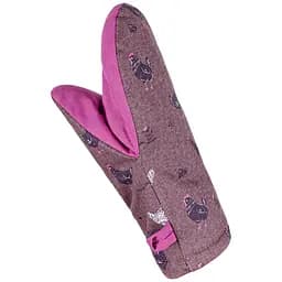 Рукавиця Home Line Прогулянка з курчатами 16x28 см бордова (182675)