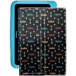 Чехол StatusCASE из экокожи для планшета Prestigio SmartKids 3197 Фэшн черный