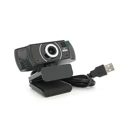 Вебкамера із мікрофоном B08, 2K 30fps, пласт. корпус, Black, BOX