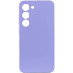 Чохол Lakshmi Silicone Cover Full Camera (AAA) для Samsung Galaxy S22 Бузковий / Dasheen