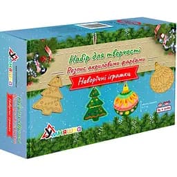 Набір для творчості Умняшка розпис акриловими фарбами, кулька та ялинка (Д-005)