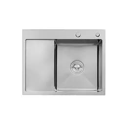 Кухонная мойка Kroner KRP Gebürstet-6350RHM (3.0/1.0 мм) CV031321, Нержавеющая сталь