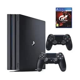 Консоль Sony PlayStation 4 PRO 1TB CUH 70-71 Black обслугована + 2 Геймпада бездротових DualShock 4 + Gran Turismo Sport + гарантія б/в