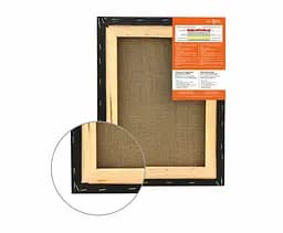 Підрамник Rosa 20×30 см модуль №1 середнє зерно Чорний грунт льон - мініатюра 2