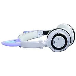 Бездротові навушники UFT Bluetooth M+ BL107 White з котячими вушками та підсвіткою - мініатюра 5