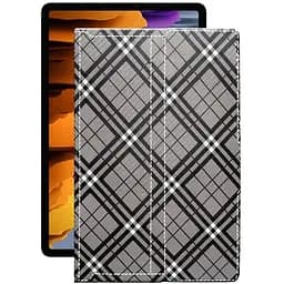 Чохол StatusCASE з екошкіри для планшету Samsung Galaxy Tab S7 2020 (T875) Клітинки