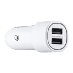 Автомобильное зарядное устройство для Samsung Dual Port Car Charger 2xUSB Port 15W High c0py Белый