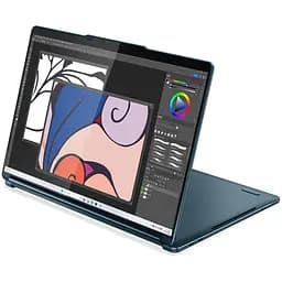 Ноутбук Lenovo Yoga Book 9 13IMU9 з процесором Intel Core Ultra 7 155U pana la 4.8GHz, 2 x 13.3 ", 2.8K, OLED, сенсорний, 16GB DDR5, 1TB SSD, Intel® графікою, Windows 11 Home, Tidal Teal - мініатюра 9