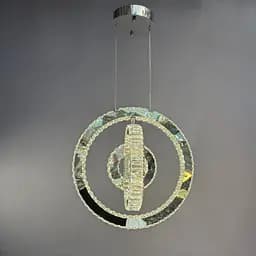 Люстра кільця Linisoln 7960-50*40*30 метал, кришталь, LED, 70 Вт, висота 120 см, ширина 50*40*30 см - мініатюра 4