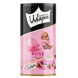 Конфеты АВК Королевский шарм Rose и шоколадный крем, в тубусе, 235 г (852900)