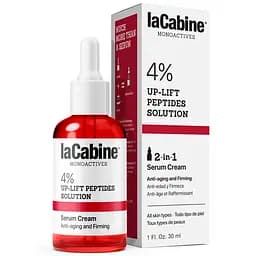 Антивозрастная крем-сыворотка La Cabine 4% Up-Lift Peptides 2in1 для упругости и эластичности кожи лица 30 мл