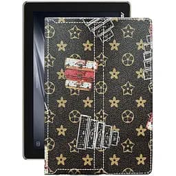 Чохол StatusCASE з екошкіри для планшету Asus ZenPad 10 (Z301M-1D027A-P028) Луі-Вітон-коричневий