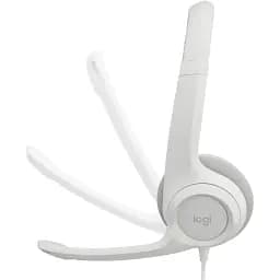 Гарнітура Logitech USB H390 (981-001286) White (6857749) - мініатюра 3
