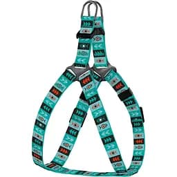 Шлея для собак дрібних порід BronzeDog Urban Орнамент стріли XXS 24-30 см