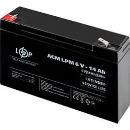 Акумулятор LogicPower AGM 6V (6V/14Ah/84Wh) (4160) [109171] - мініатюра 3