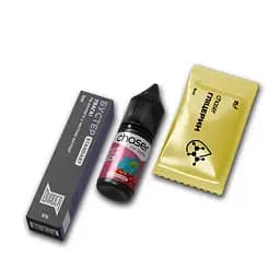 Набор компонентов для самозамеса солевой заправки CHASER For Pods Ultra 10 мл Вишня Ментол, 0-50 мг (18000)
