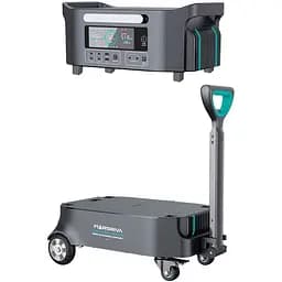 Marsriva HES20 модульна зарядна станція з базою 2200 Вт 2074Вт/г, 4xAC USB-C, UPS, LiFePO4 App - мініатюра 2