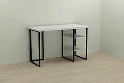 Комп'ютерний стіл Ferrum-decor Кевін 75x120x70 чорний ДСП Білий 32мм (FRD-103832)