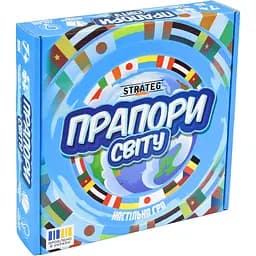 Настільна гра Strateg Прапори світу українською мовою (30445)