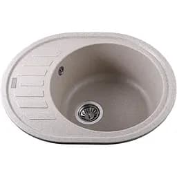 Гранітна мийка Globus Lux Arno піщаний 620х500мм-А0004