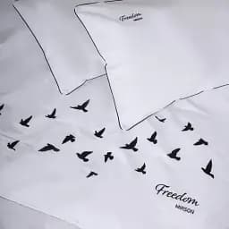 Пододеяльник MirSon 11-2107 White Freedom Ranforce Elite 160х220 см (2200008700355)