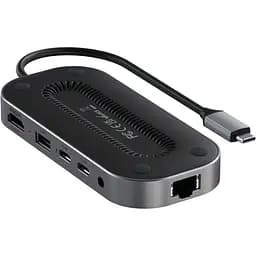 Адаптер Satechi USB4 Multiport Adapter with with 2.5G Ethernet Space Gray (ST-U4MGEM) - мініатюра 2