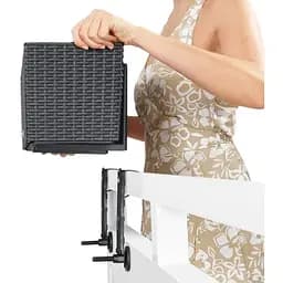 Кріплення для вазонів Lechuza Balconera Котедж чорне (4008789190338) - мініатюра 5