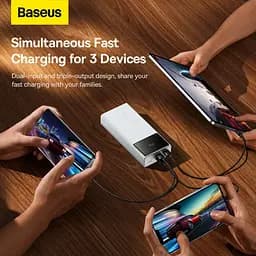 Зарядний акумулятор Baseus Star-Lord Digital Display 30000mAh Fast Charge 22.5W PPXJ080102 (Білий) - мініатюра 2