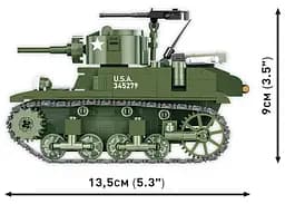 Конструктор дитячий танк M3 Stuart COBI 3129 - мініатюра 7