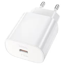 Сетевое зарядное устройство для Hoco N22 Jetta PD25W charger ( EU ) Белый