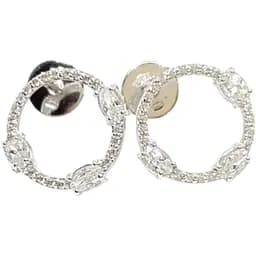 Срібні сережки-пуссети Dear з фіанітами. 3312.1С