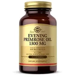 Жирні кислоти Solgar Evening Primrose Oil 1300 mg, 60 капсул