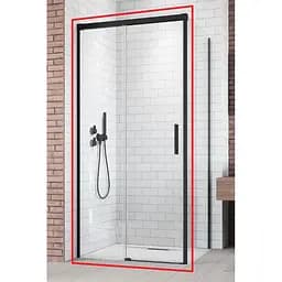Душевые двери Radaway Idea Black KDJ 130x200,5 фронтальная левая часть (387043-54-01L)