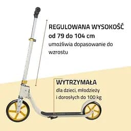 Самокат Hudora Bigwheel 215 Beige (14127) - мініатюра 3