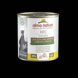 Полнорационный консервированный корм Almo Nature (Альмо Натюр) для собак всех пород с куриной ножкой (280 гр.)