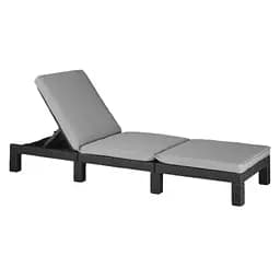 Шезлонг пластиковий Keter Daytona сірий (8711245152851)