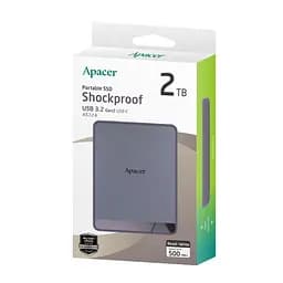 Портативний SSD Apacer AS724 2TB USB 3.2 Gen.2 Type-C Read/Write 500MB/s Mauve (AP2TBAS724M-1)