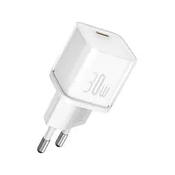 Сетевое зарядное устройство для Baseus GaN5S Fast Charger 1C 30W EU Moon белый