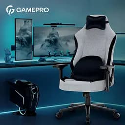 Ігрове крісло GamePro Linen fabric Light grey (GC715LG) - мініатюра 20
