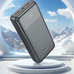 Портативний ЗП Power Bank Hoco J121A Fast 22.5W+PD20W 20000 mAh Black - мініатюра 3