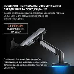 Кронштейн Anda Seat Stealth Pro II RGB 17"-42" White (AD-W-A9X-1S-BW) (VESA100х100) - мініатюра 10