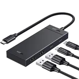 Док-станція USB3.1 Type-C --> 2xUSB + 2xUSB-C 3.2 Gen2 10Gbps 4-in-1 CM806 Ugreen - мініатюра 2
